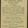 The Armidale School.