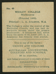 Wesley College.