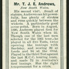 Mr. T.J.E. Andrews.