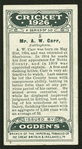 Mr. A.W. Carr.