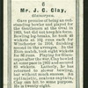 Mr. J.C. Clay.