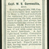 Capt. W.S. Cornwallis.