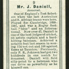 Mr. J. Daniell.