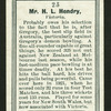 Mr. H.L. Hendry.
