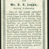 Mr. G.B. Legge.