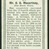 Mr. C.G. Macartney.