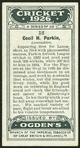 C.H. Parkin.