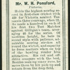 Mr. W.H. Ponsford.