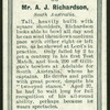 Mr. A.J. Richardson.