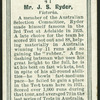 Mr. J.S. Ryder.
