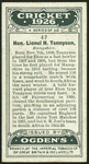 Hon. L.H. Tennyson.