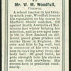 Mr. W.M. Woodfull.