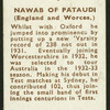 Nawab of Pataudi.