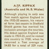 A.F. Kippax.