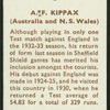 A.F. Kippax.