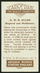 G.O.B. Allen.