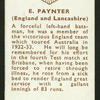 E. Paynter.