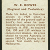 W.E. Bowes.