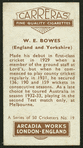 W.E. Bowes.