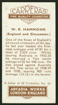 W.R. Hammond.