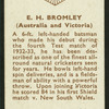 E.H. Bromley.