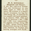 M.S. Nichols.