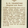 B.H. Valentine.