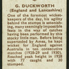 G. Duckworth.