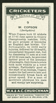 W. Copson.
