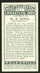 W. E. Astill (Leicestershire).