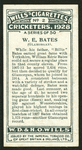 W. E. Bates (Glamorgan).