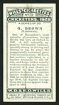 G. Brown (Hampshire).