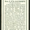 Hon. F. S. G. Calthorpe (Warwickshire).