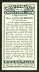 Hon. F. S. G. Calthorpe (Warwickshire).