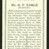 Mr. G. F. Earle (Somerset).