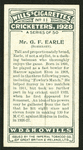 Mr. G. F. Earle (Somerset).