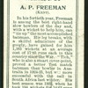 A. P. Freeman (Kent).
