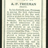A. P. Freeman (Kent).