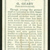 G. Geary (Leicestershire).