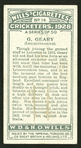 G. Geary (Leicestershire).