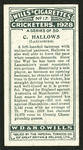C. Hallows (Lancashire).
