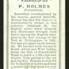 P. Holmes (Yorkshire).