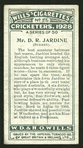 Mr. D. R. Jardine (Surrey).