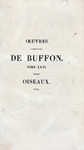 Half title page, v. 26 Œuvres complètes de Buffon. Tome XXVI. Oiseaux. (8)