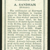 A. Sandham (Surrey).