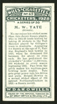 M. W. Tate (Sussex).