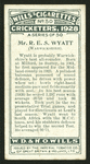 Mr. R. E. S. Wyatt (Warwickshire).