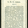 L. E. G. Ames. (Kent.).