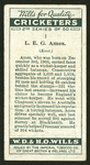 L. E. G. Ames. (Kent.).