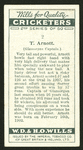 T. Arnott. (Glamorgan Captain.).